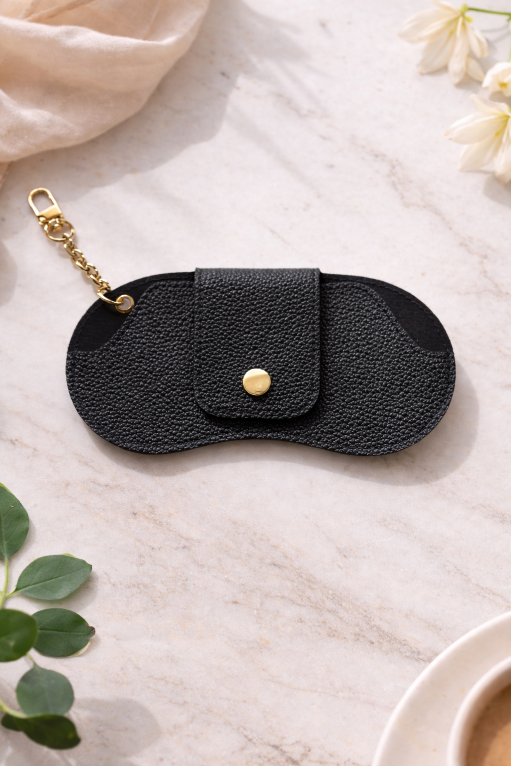 Black with Gold Hardware