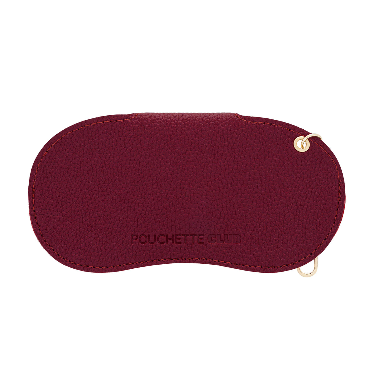 Burgundy with Gold Hardware
