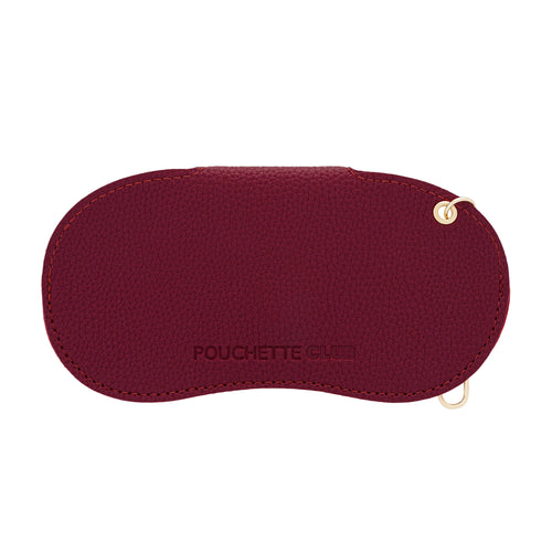 Burgundy with Gold Hardware